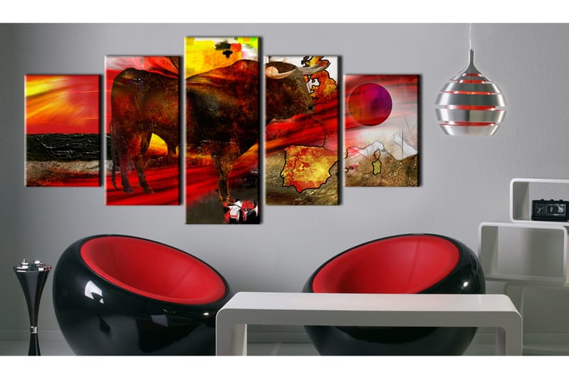 Tavla Spanish Temper 100x50, Artgeist sp. z o. o.