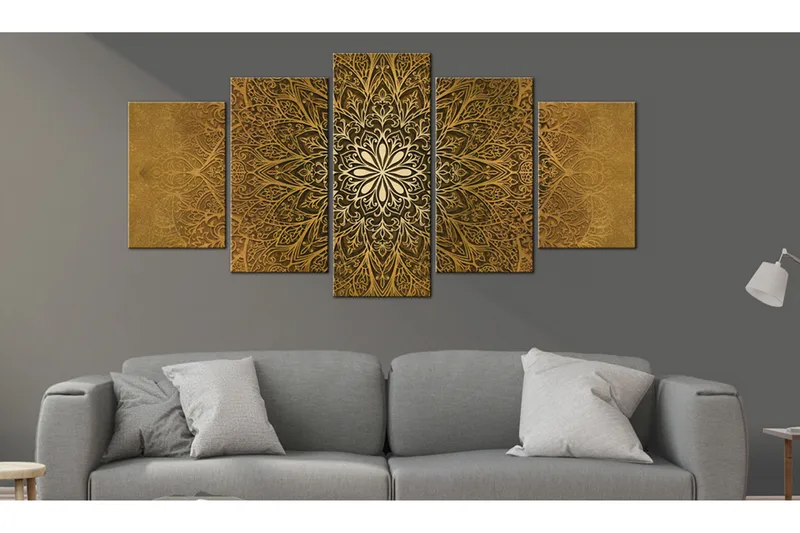 Tavla Spiritual Illumination 100X50 Brun - Artgeist sp. z o. o. - Inredning & dekor - Tavlor & konst - Canvastavla