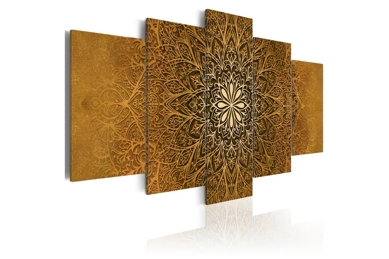 Tavla Spiritual Illumination 100X50 Brun, Artgeist sp. z o. o.