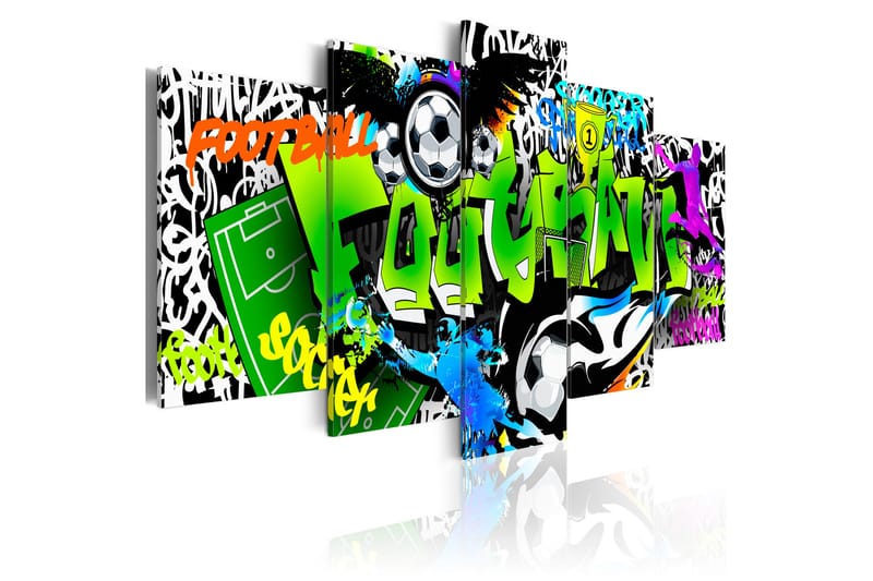 Tavla Sports Games 100X50 Flerfärgad, Artgeist sp. z o. o.