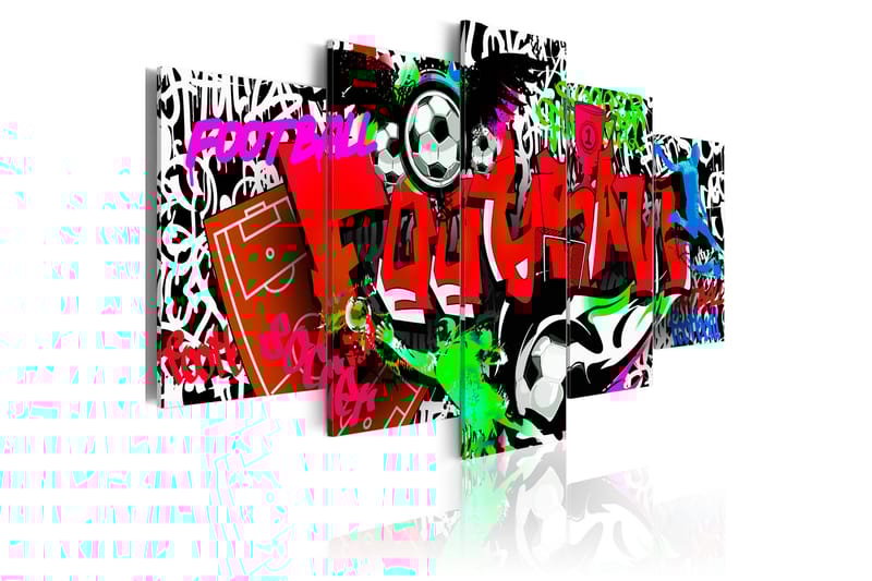 Artgeist sp. z o. o. Tavla Sports Madness 100X50 Flerfärgad