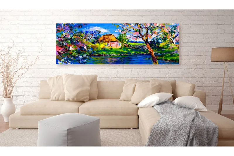 Tavla Spring Charm 135X45 Flerfärgad - Artgeist sp. z o. o. - Inredning & dekor - Tavlor & konst - Canvastavla