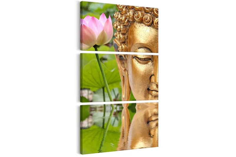 Tavla Statue With A Flower 30x60, Artgeist sp. z o. o.