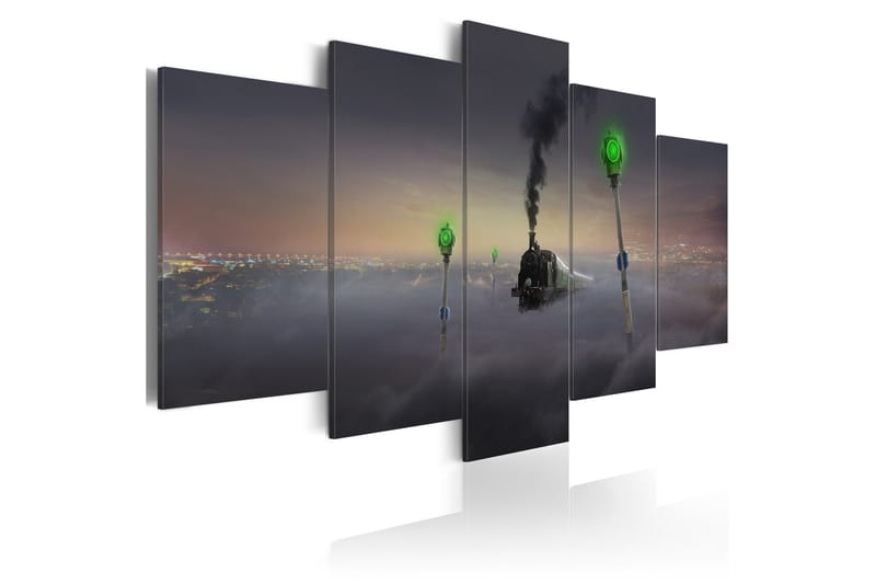 Tavla Steam Locomotive 100x50 - Artgeist sp. z o. o. - Inredning & dekor - Tavlor & konst - Canvastavla