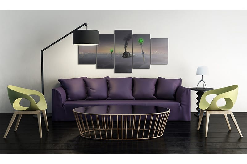 Tavla Steam Locomotive 100x50 - Artgeist sp. z o. o. - Inredning & dekor - Tavlor & konst - Canvastavla