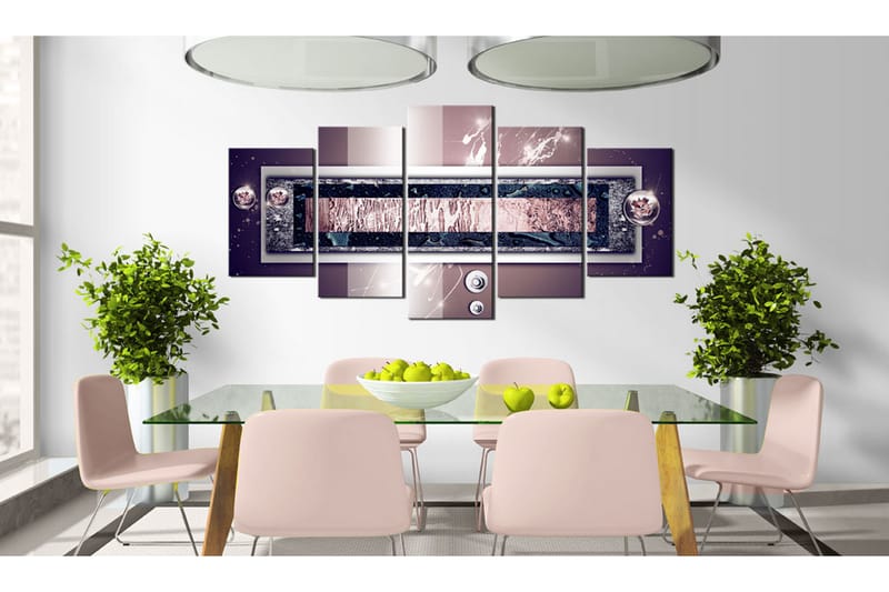 Tavla Stellar Stone 100X50 Lila - Artgeist sp. z o. o. - Inredning & dekor - Tavlor & konst - Canvastavla