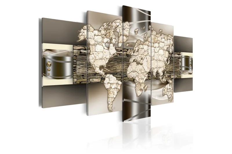 Tavla Stone World 100X50 Beige|Grå - Artgeist sp. z o. o. - Inredning & dekor - Tavlor & konst - Canvastavla