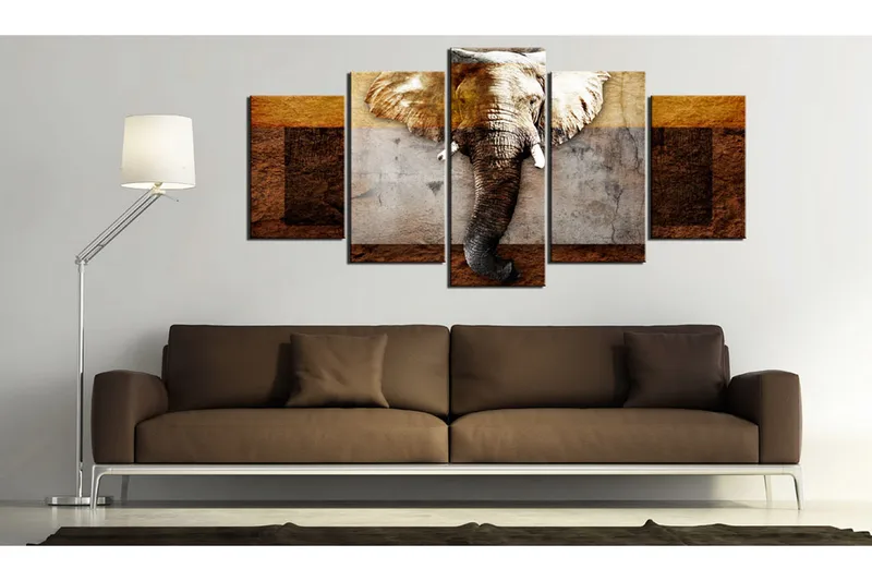 Tavla Strength Of Africa 200X100 Brun - Artgeist sp. z o. o. - Inredning & dekor - Tavlor & konst - Canvastavla