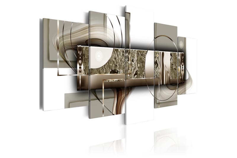Tavla Structure Of Gold 200x100, Artgeist sp. z o. o.