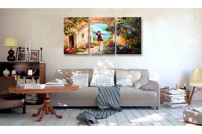 Tavla Summer in Italy 60x30, Artgeist sp. z o. o.