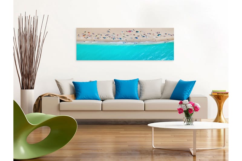 TAVLA Sunbathers (1 Part) Narrow 150x50, Artgeist sp. z o. o.