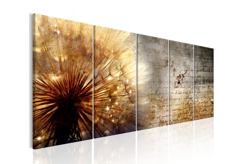 Tavla Sunny Dandelion 225X90 Vit|Beige Blommor - Artgeist sp. z o. o. - Inredning & dekor - Tavlor & konst - Canvastavla