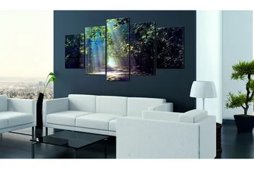 Tavla Sunny Forest Path 200x100 - Artgeist sp. z o. o. - Inredning & dekor - Tavlor & konst - Canvastavla