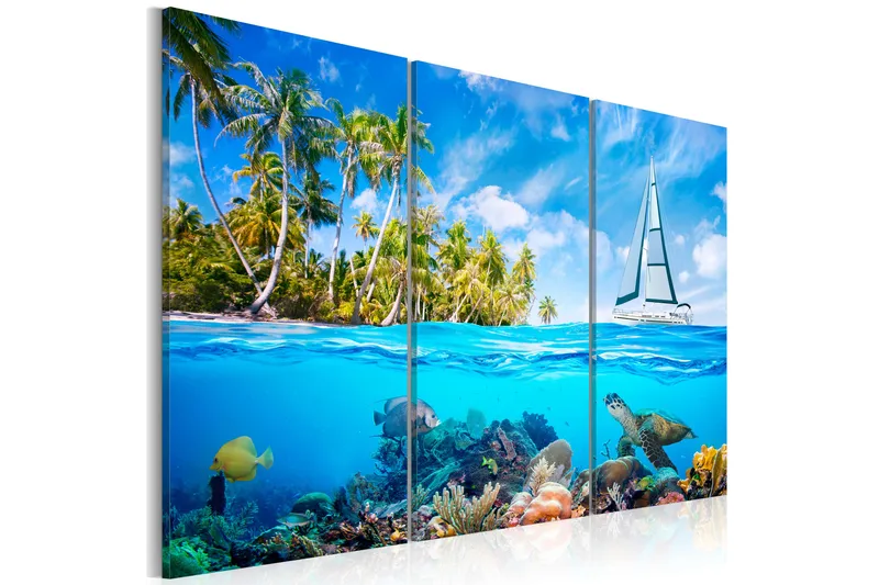 TAVLA Sunny holidays 90x60 - Artgeist sp. z o. o. - Inredning & dekor - Tavlor & konst - Canvastavla