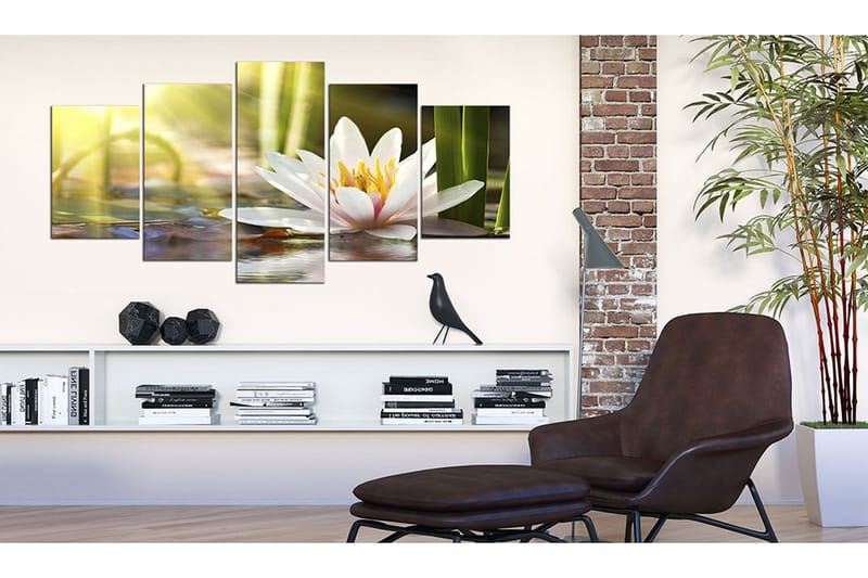 Tavla Sunny Lotus 200x100 - Artgeist sp. z o. o. - Inredning & dekor - Tavlor & konst - Canvastavla