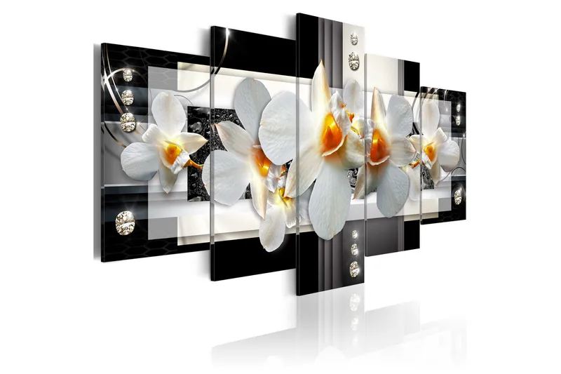 Tavla Sunny Orchids 100x50, Artgeist sp. z o. o.