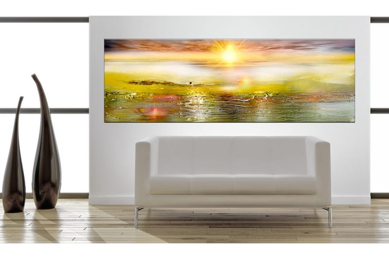 Tavla Sunny Sea 120X40 Gul|Flerfärgad - Artgeist sp. z o. o. - Inredning & dekor - Tavlor & konst - Canvastavla