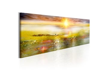 Tavla Sunny Sea 135X45 Flerfärgad|Gul