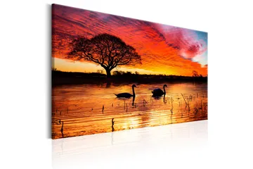 Tavla Swan Lake 120x80 - Artgeist sp. z o. o. - Inredning & dekor - Tavlor & konst - Canvastavla