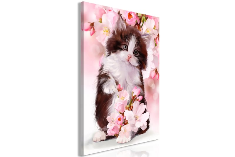 TAVLA Sweet Kitty (1 Part) Vertical 80x120 - Artgeist sp. z o. o. - Inredning & dekor - Tavlor & konst - Canvastavla