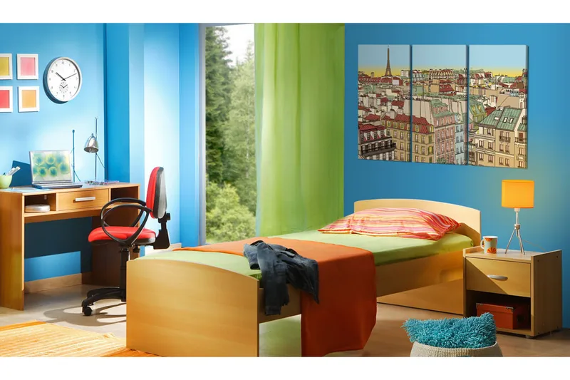 Tavla Sweet Paris 120X80 Flerfärgad - Artgeist sp. z o. o. - Inredning & dekor - Tavlor & konst - Canvastavla