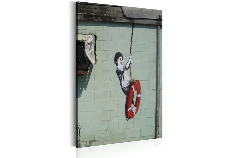Tavla Swinger New Orleans Banksy 40x60, Artgeist sp. z o. o.
