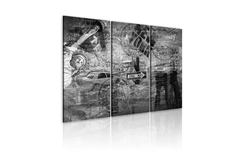 Tavla Symboler i NYC 90x60 - Artgeist sp. z o. o. - Inredning & dekor - Tavlor & konst - Canvastavla