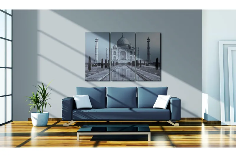 TAVLA Taj Mahaj by night, India 90x60 - Artgeist sp. z o. o. - Inredning & dekor - Tavlor & konst - Canvastavla