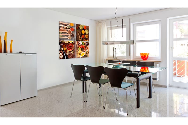 Tavla Tastes Of The World 80X80 Flerfärgad - Artgeist sp. z o. o. - Inredning & dekor - Tavlor & konst - Canvastavla