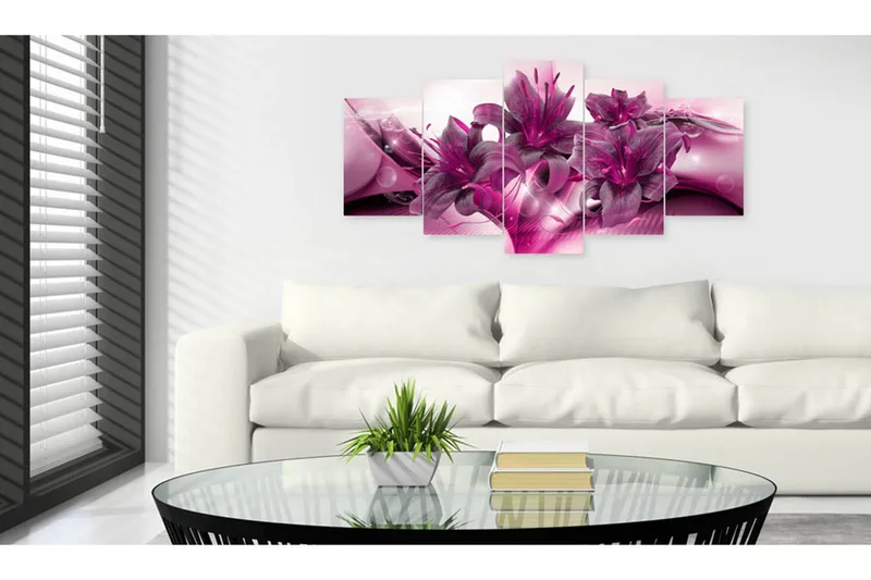 Tavla Temperament Of Color 200X100 Rosa|Lila - Artgeist sp. z o. o. - Inredning & dekor - Tavlor & konst - Canvastavla