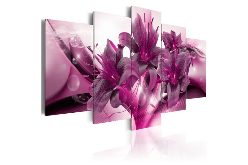 Artgeist sp. z o. o. Tavla Temperament Of Color 200X100 Rosa|Lila