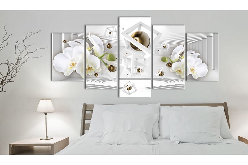 Tavla Temple Of White 100x50 - Artgeist sp. z o. o. - Inredning & dekor - Tavlor & konst - Canvastavla