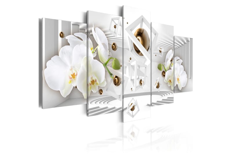 Tavla Temple Of White 100x50, Artgeist sp. z o. o.