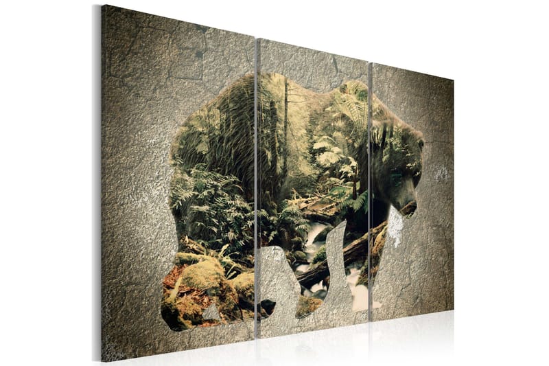 Tavla The Bear In The Forest 60x40, Artgeist sp. z o. o.