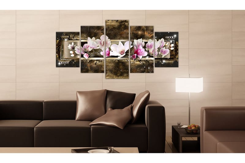 Tavla The Dream Of A Magnolia 200X100 Brun|Flerfärgad|Vit - Artgeist sp. z o. o. - Inredning & dekor - Tavlor & konst - Canvastavla