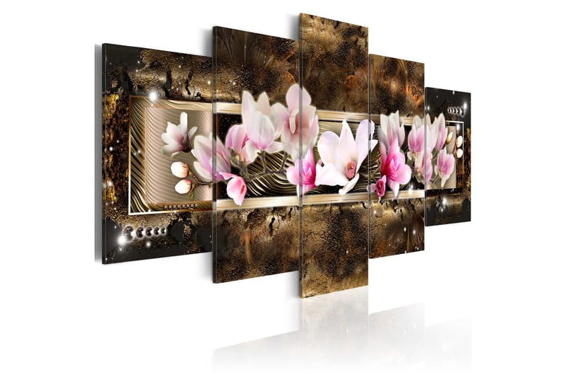 Tavla The Dream Of A Magnolia 200X100 Brun|Flerfärgad|Vit - Artgeist sp. z o. o. - Inredning & dekor - Tavlor & konst - Canvastavla