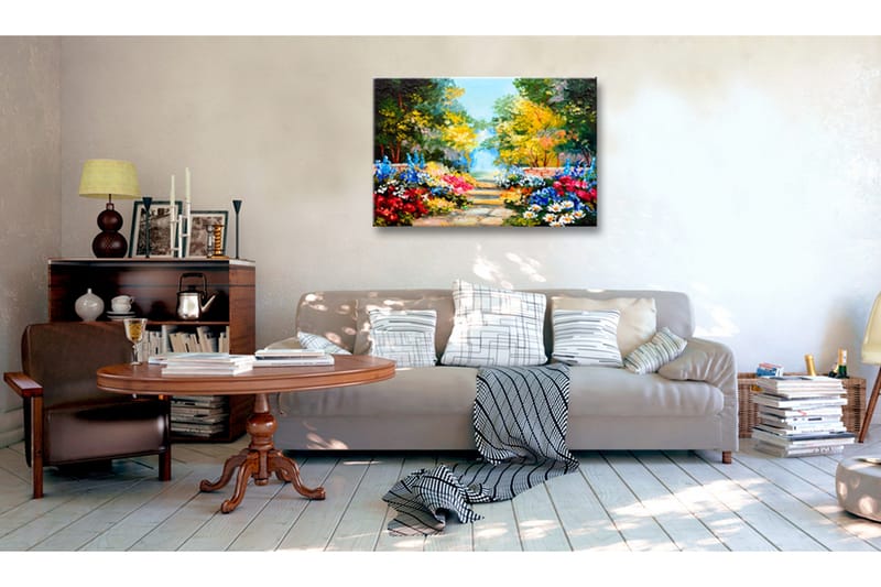 Tavla The Flowers Alley 90x60, Artgeist sp. z o. o.