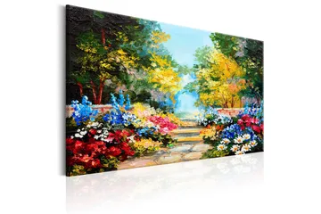 Tavla The Flowers Alley 90x60 - Artgeist sp. z o. o. - Inredning & dekor - Tavlor & konst - Canvastavla