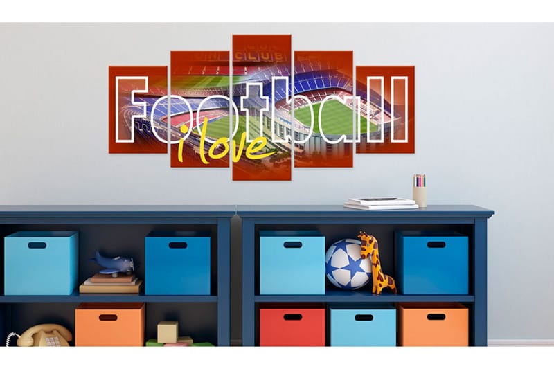 Tavla The Game Love 200x100 - Artgeist sp. z o. o. - Inredning & dekor - Tavlor & konst - Canvastavla