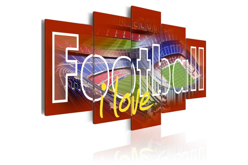 Tavla The Game Love 200X100 Flerfärgad - Artgeist sp. z o. o. - Inredning & dekor - Tavlor & konst - Canvastavla
