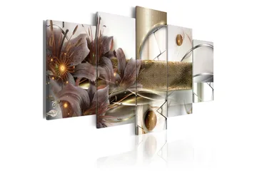 Tavla The Garden Of Space 100X50 Beige|Grå