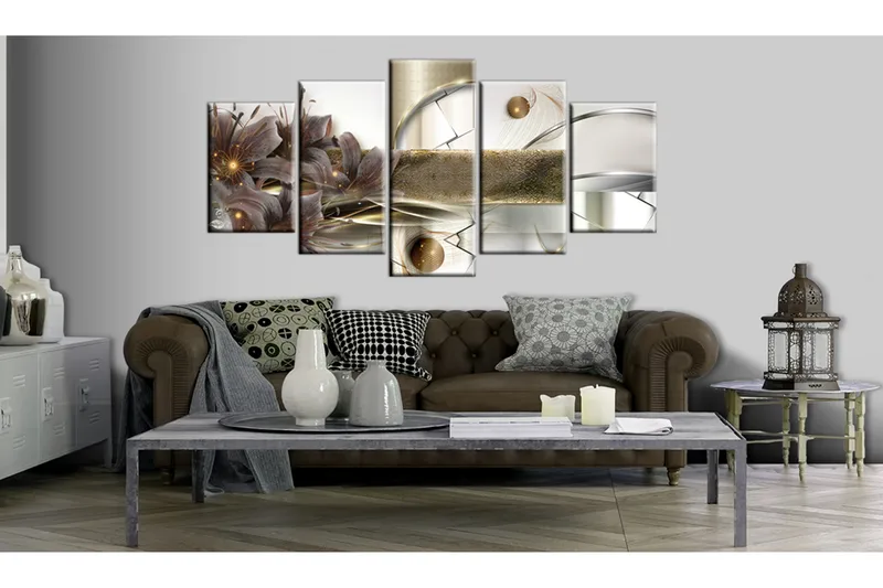 Tavla The Garden Of Space 200X100 Flerfärgad|Vit - Artgeist sp. z o. o. - Inredning & dekor - Tavlor & konst - Canvastavla