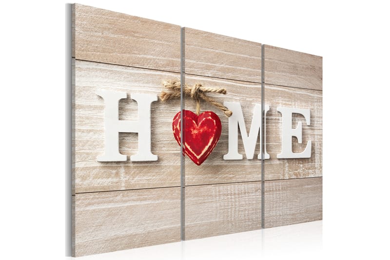 Tavla The Heart Of The Home 120X80 Grå|Beige - Artgeist sp. z o. o. - Inredning & dekor - Tavlor & konst - Canvastavla