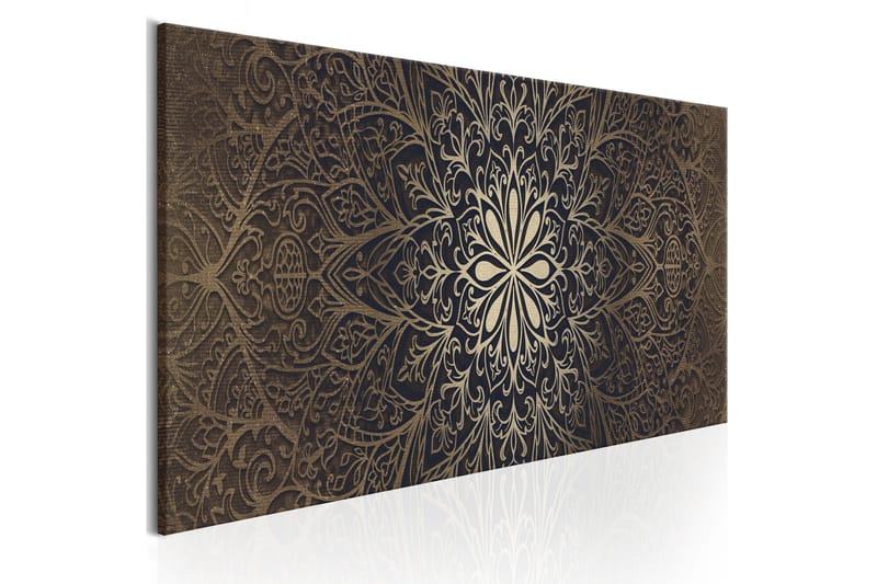 Tavla The Intricate Beauty 120X40 Brun, Artgeist sp. z o. o.