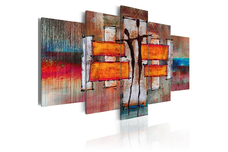 Tavla The Land Of Dance 200X100 Flerfärgad - Artgeist sp. z o. o. - Inredning & dekor - Tavlor & konst - Canvastavla