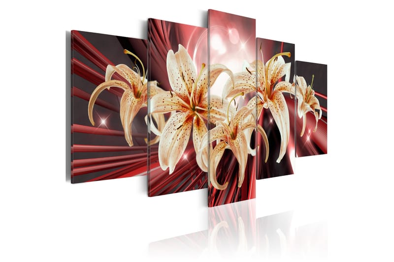 Tavla The Magic Of Passion 200X100 Röd|Flerfärgad - Artgeist sp. z o. o. - Inredning & dekor - Tavlor & konst - Canvastavla