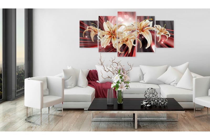 Tavla The Magic Of Passion 200X100 Röd|Flerfärgad - Artgeist sp. z o. o. - Inredning & dekor - Tavlor & konst - Canvastavla