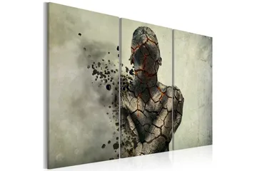 Tavla The Man Of Stone Triptych 120x80