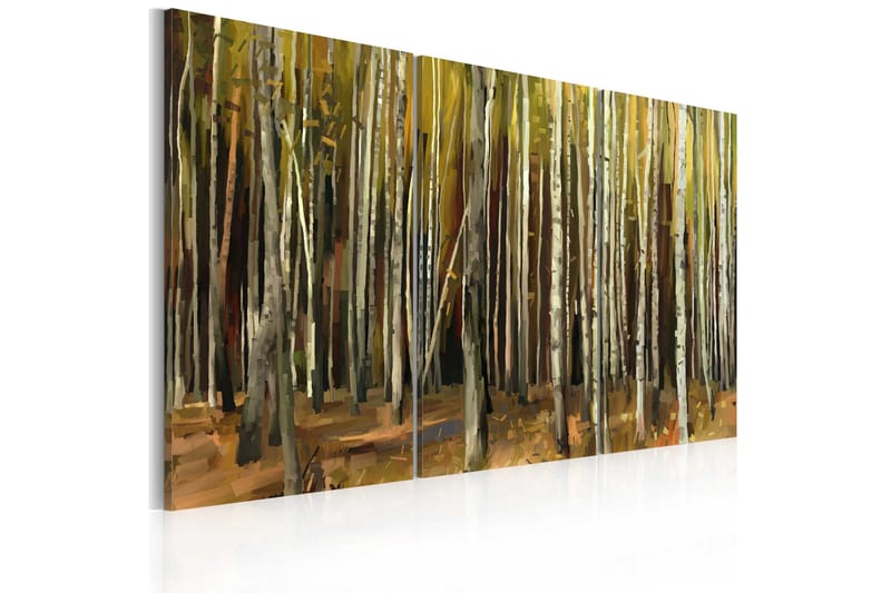 Tavla The mystery of Sherwood Forest triptych 90x60 - Artgeist sp. z o. o. - Inredning & dekor - Tavlor & konst - Canvastavla