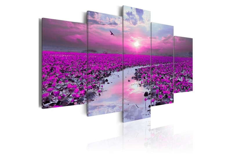 Artgeist sp. z o. o. Tavla The River Of Magic 200X100 Rosa|Lila